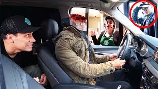 HEADLESS MAN DRIVE THRU  PRANK *INSANE*