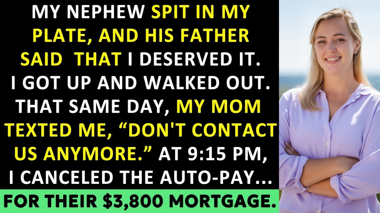 My Nephew Spit In My Food And My Dad Said I Deserved It So I Cut Them Off That Night