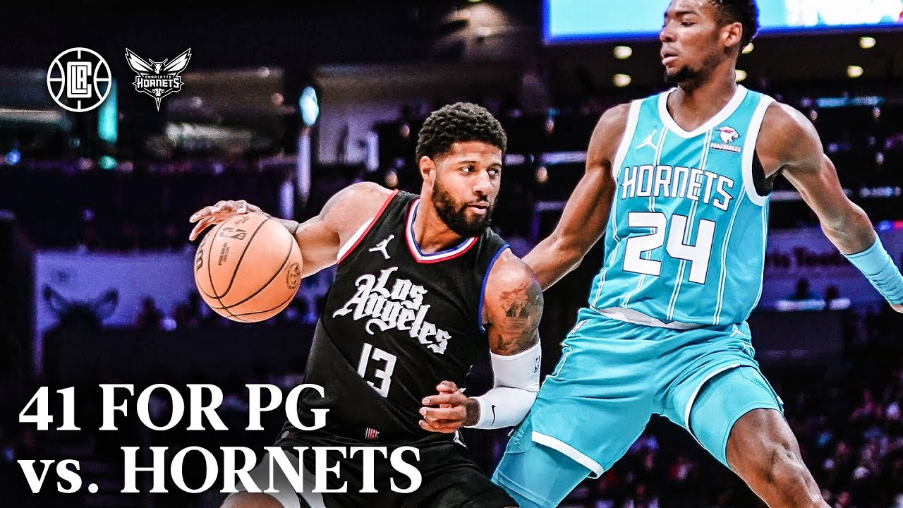 Paul George Is on Fire 41PTS vs. Hornets Highlights 🔥 | LA Clippers