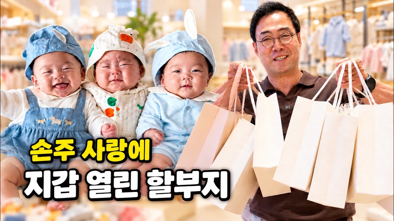 세쌍둥이 옷 사러 갔다가… 천하장사 할부지 제대로 큰손 됐네!