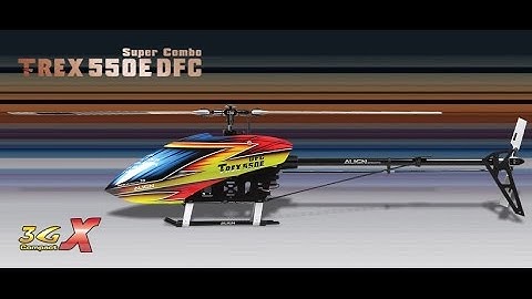 Align Trex 550 E PRO DFC SUPER COMBO (out of production)