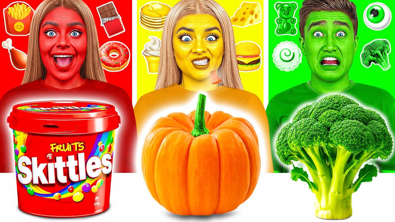 Nourriture des Mêmes Couleurs Défi | Incroyables Astuces de Cuisine par Funny DO Challenge