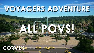 ALL POVs!  Voyagers Adventure  Planet Coaster