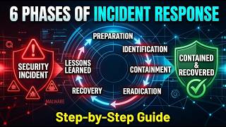 Incident Response Lifecycle Explained | 6 Phases of Cybersecurity Incident Response (Step-by-Step)