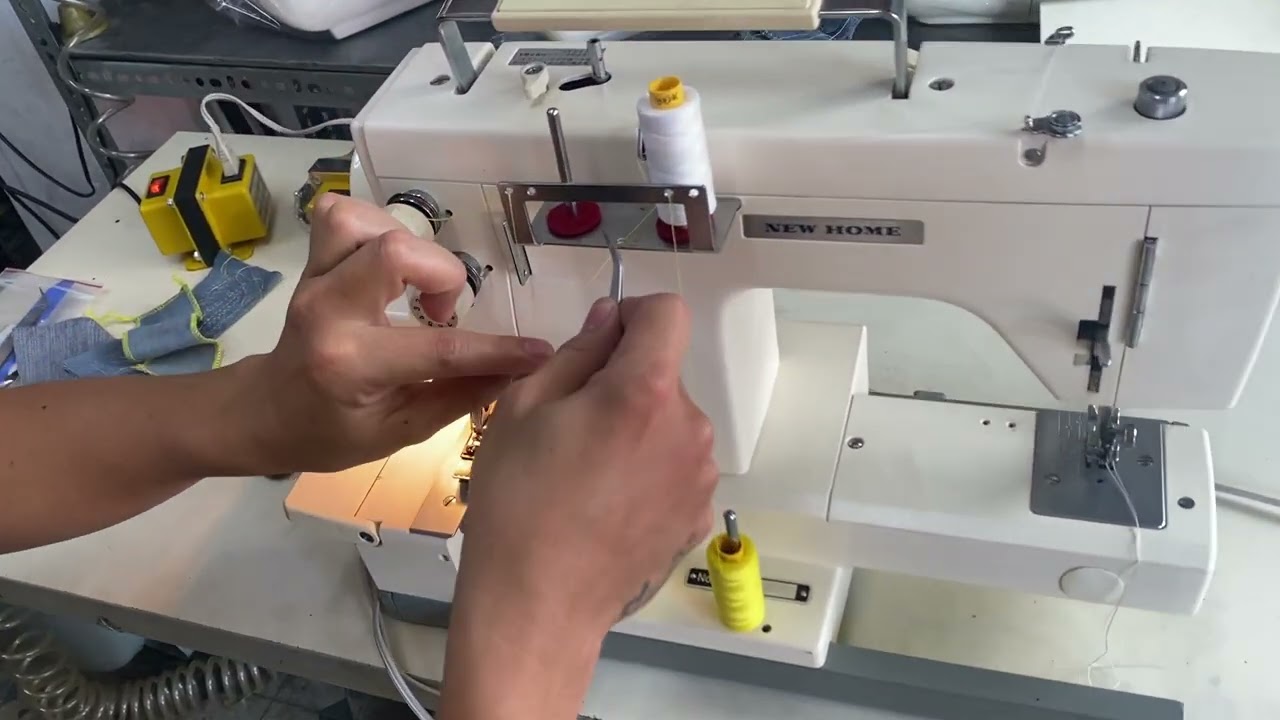 HDSD MÁY MAY HAI ĐẦU JANOME NEW HOME