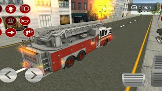 Simulator Mobil Pemadam Kebakaran Part 4 - Truk Pemadam Kebakaran | Game Mobil screenshot 5