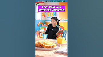 What Do You Eat for Breakfast? 🥪 | Adi & Daddy English Conversation | Kids Adi Connection #shorts
