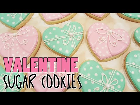 Valentine Sugar Cookies on Kookievision by Sweethart Baking Experiment