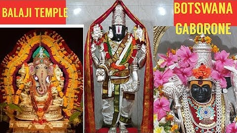 Biggest temple in Botswana, Gaborone #Balaji Temple#Africa# Hindu Devotees