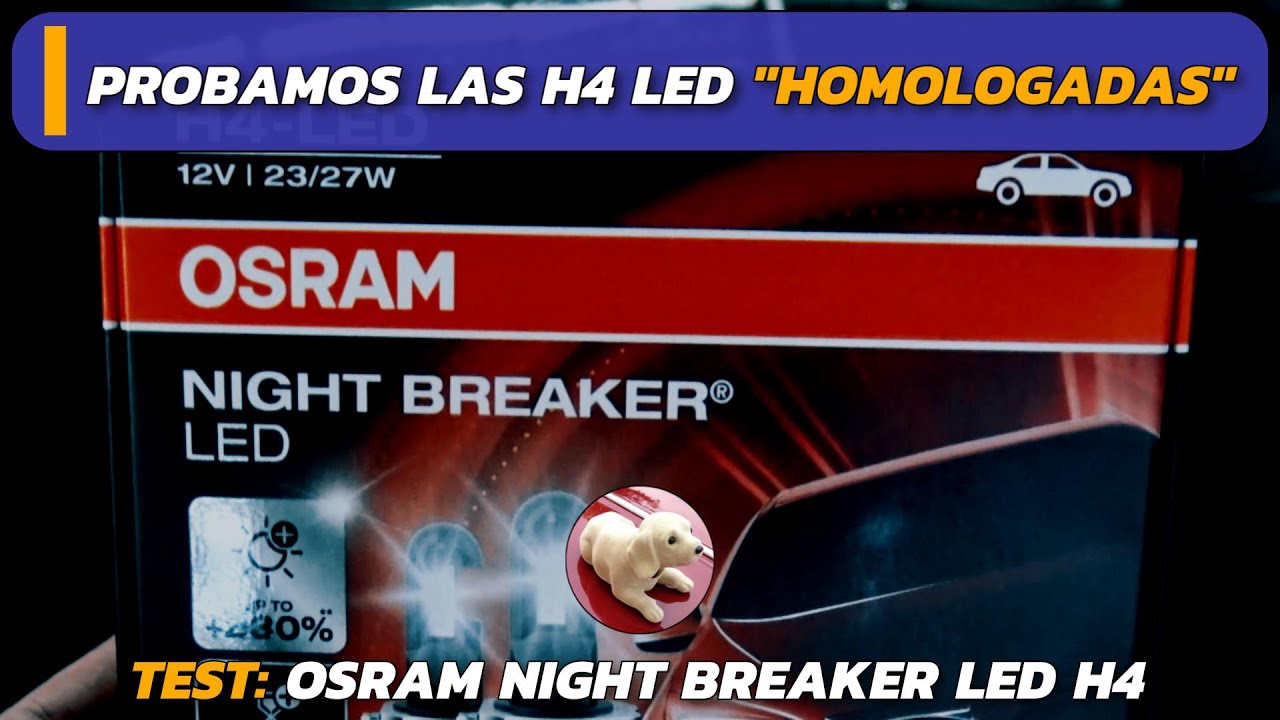 OSRAM NIGHT BREAKER H4-LED, jusqu'à 230% de lumi…