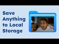 004  how to save anything to local storage  swift ios