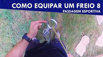 Técnicas Gerais - Aprenda a passar a corda no freio 8 (passagem esportiva)