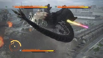 GODZILLA PS4: SpaceGodzilla vs Type-3 Kiryu vs Super MechaGodzilla