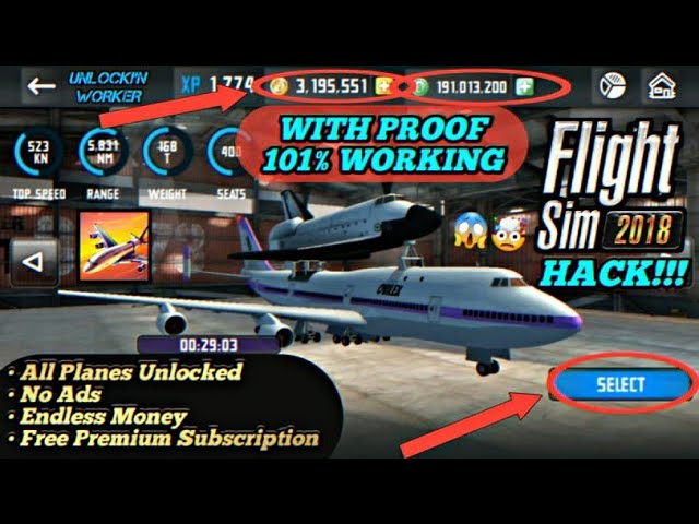 Download Flight Sim 2018 v3.2.3 APK + MOD (Unlimited Money)