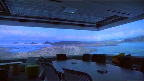 Laduma transforms conference room with interactive projection installation