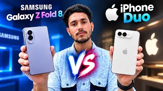 Apple iPhone Duo vs Samsung Galaxy Z Fold 8 || Which Foldable Phone Is Better 📱🔥
