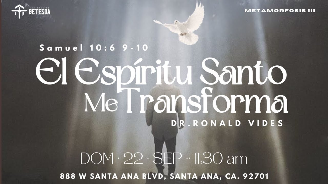 EL ESPÍRITU SANTO ME TRANSFORMA - YouTube