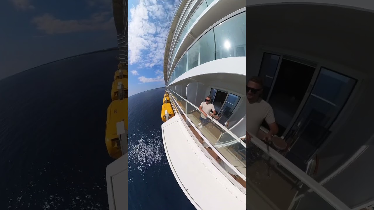 The BEST part of cruising?  This view 😍🚢