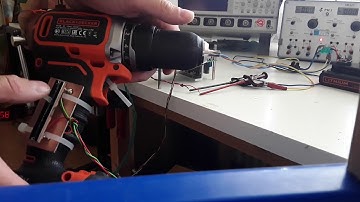 BLDC drill running saliency and sensorless FOC, with transition