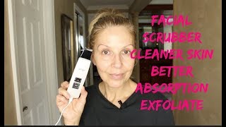 Ultrasonic Skin Scrubber |  Exfoliate | Clean Skin | Anti Aging | Tammy's Ageless Beauty