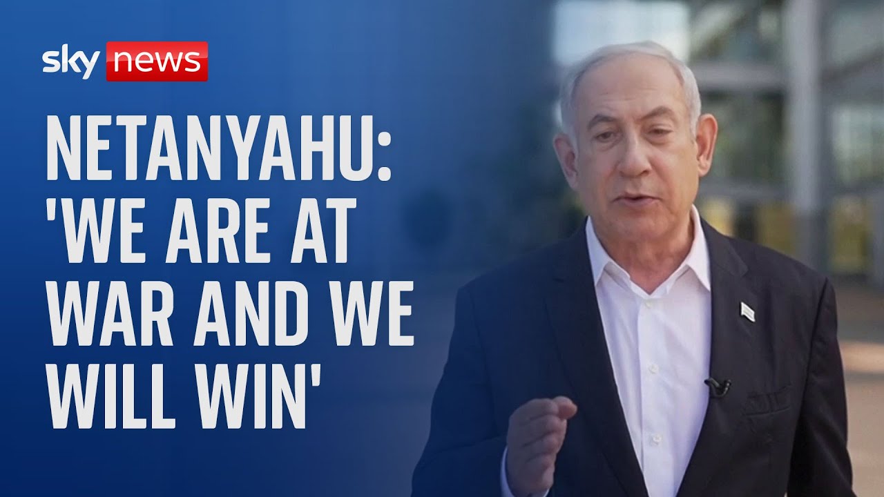 Israel-Gaza: 'We are at war', says Benjamin Netanyahu - YouTube