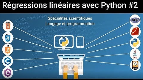 Python - Régression linéaire - Utilisation de SciPy et matplotlib - Interface graphique avec tkinter