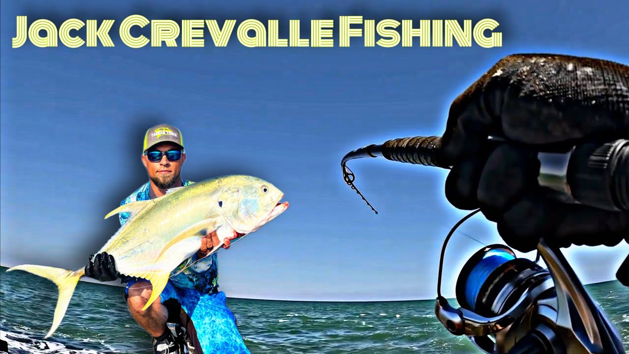 Fishing for GIANT Jack Crevalle in Port Aransas, Texas. **INSANE FIGHT**