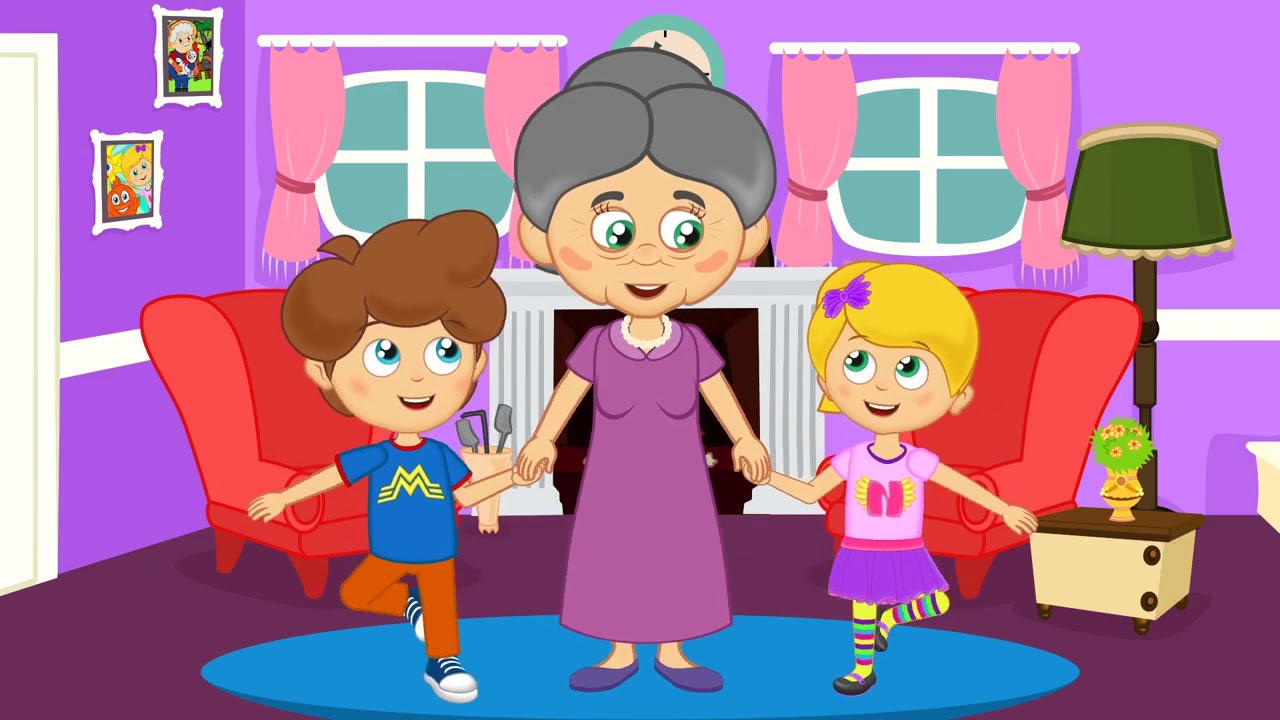 Minha Vovó | Desenho animado | Musica infantil Educativa com Os Amiguinhos