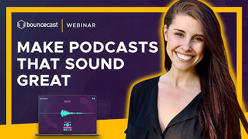 Make podcast magic with professional audio processing, recording, & post-production with BounceCast