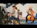 Gabriel Fauré: Sicilienne op. 78 / Ana Tsotsoria, Piano & Andreas Thiemig, Cello