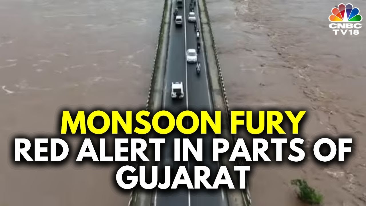 Heavy Rain Triggers Floods In Southern Gujarat; IMD Issues Red Alert ...