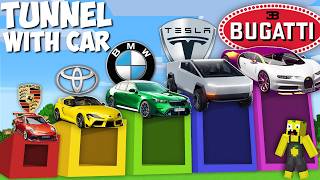I Survival In Tunnel With Best Car Brands In Minecraft Rarest Car Inside Page