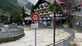 Thumbnail for Unwetter in der Schweiz: Zermatt von Außenwelt abgeschnitten