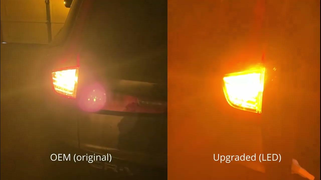 2024 CRV Rear Turn Signal LED Upgrade (from OEM) YouTube