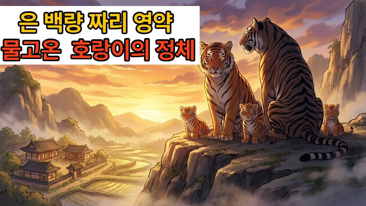 은 백 냥짜리 영약을 물고 온 호랑이의 정체 | 600년 전 강원도 실화#야담 #옛날이야기 #호랑이설화 #효녀이야기 #조선시대 #민담 #전설 #권선징악 #사필귀정 #