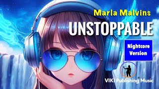 Unstoppable Nightcore Version Marla Malvins Sia Lyric Video Viki Publishing Music