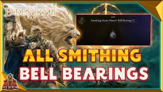Elden Ring How To Get Smithing Stone Miners Bell Bearing 1 2 3 4 - Find All Locations Easy
