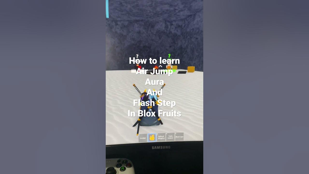 How to get Air Jump,Aura,and Flash Step in Blox Fruits YouTube