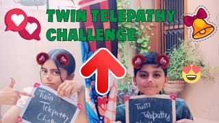 twin telepathy challenge #challenge #fun #funny #challenge