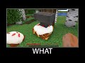 Minecraft wait what meme part 66 realistic minecraft cake