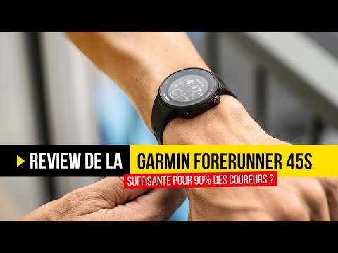 Test montre running Garmin Forerunner 45S : suffisante pour 90% des coureurs ?