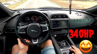2017 JAGUAR F PACE AWD T35 S [340 HP]  | POV test drive #130 | 0-60 0-100