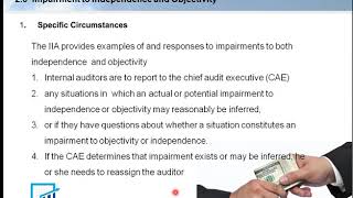 2 3 Impairment to Indepednce and Objectivity Theory