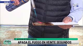 EcoFire, el invento del aragonés César Sallén que puede ser la solución para los incendios