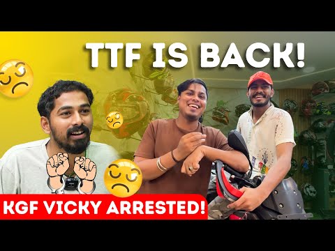 ❤️TTF is comeback🔥￼| 🥺KGF Vicky arrested😭| Aj Squad |