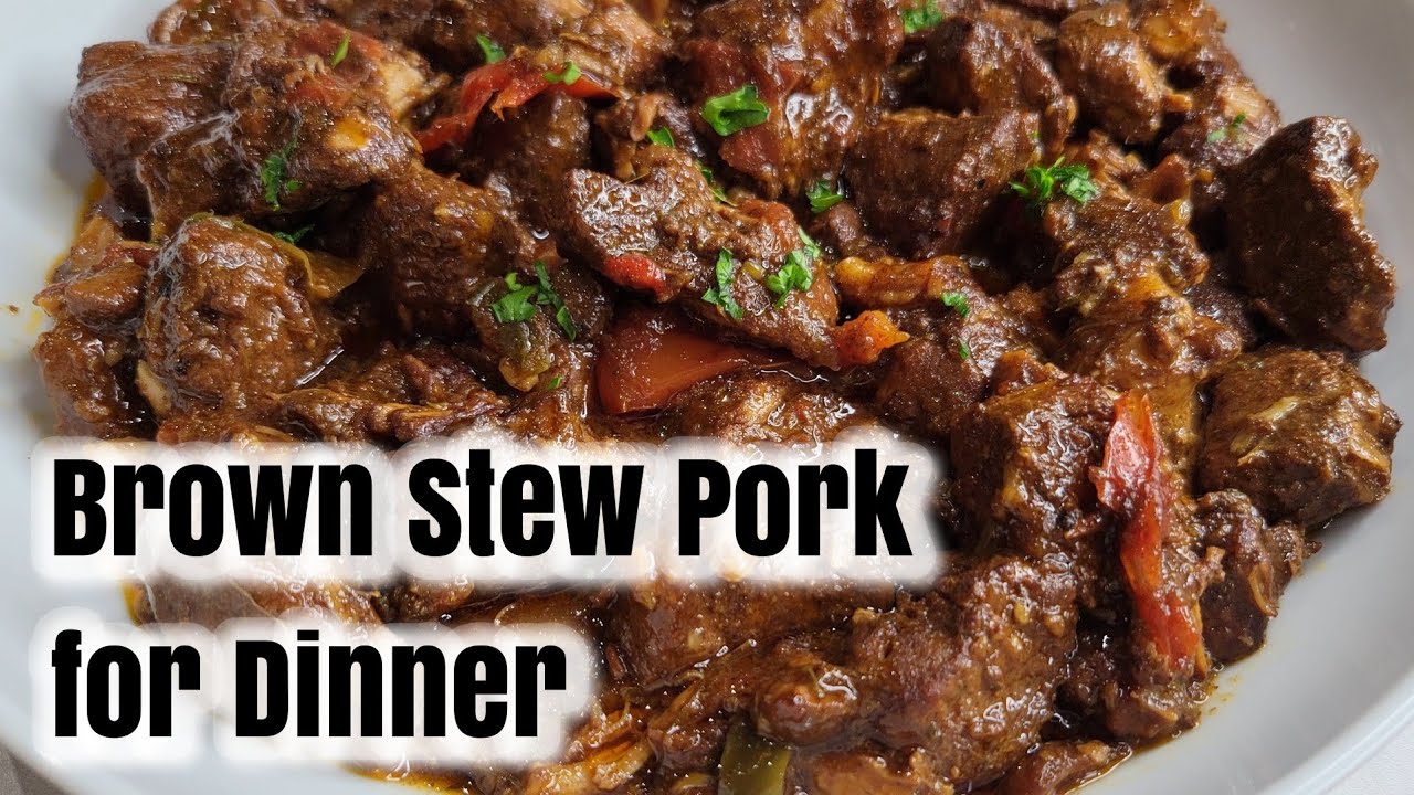 Brown Stew Pork Pork Shoulder YouTube