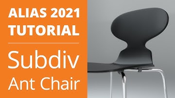 AUTODESK ALIAS 2021 TUTORIAL: How to Create an Ant Chair with Subdivision Modeling