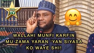 Wallah Munfi Karfin Mu Zama Yaran ‘Yan Siyasa Kowaye Shi🤗! Barr. Ishaq Adam Ishaq
