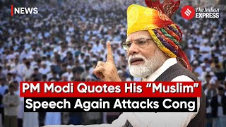 PM Modi Reiterates His Remarks On Congress And Muslims, Says, “Truth Hurts Congress”