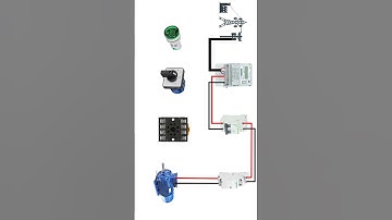 Modular Contactor 8 Pin Timer Connection Wiring #electricalwiring #electrical #electrician